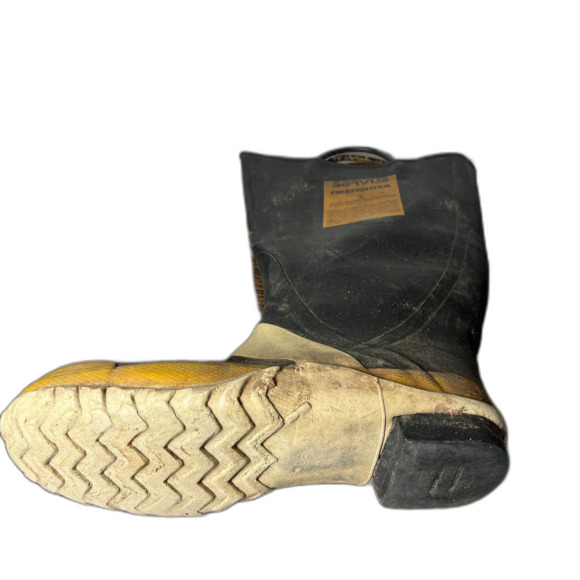 Vintage Servus Firefighter Rubber Turnout Boot (1) Steel Toe - Single Shoe - VTG - Picture 5 of 7